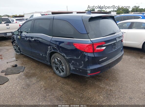 5FNRL6H91PB030155 2023 HONDA ODYSSEY Blue Հետևի ձախ