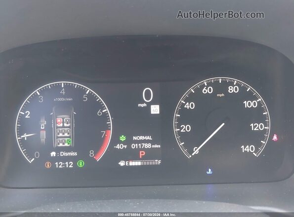 5FNRL6H91TB058015 2026 HONDA ODYSSEY White Вид задніх сидінь