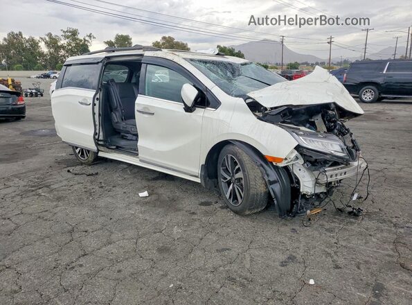 5FNRL6H92JB112046 2018 HONDA ODYSSEY White წინა მარჯვენა