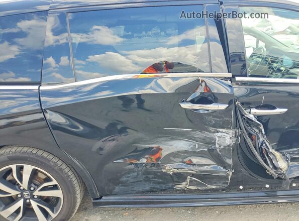 5FNRL6H92LB026612 2020 HONDA ODYSSEY Black Vista interior trasera