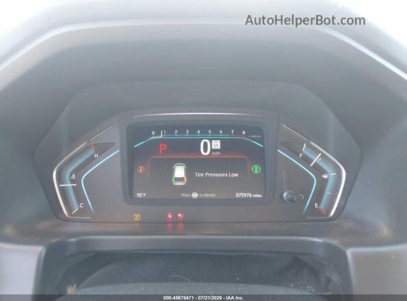 5FNRL6H92NB009554 2022 HONDA ODYSSEY White Vista de los asientos traseros