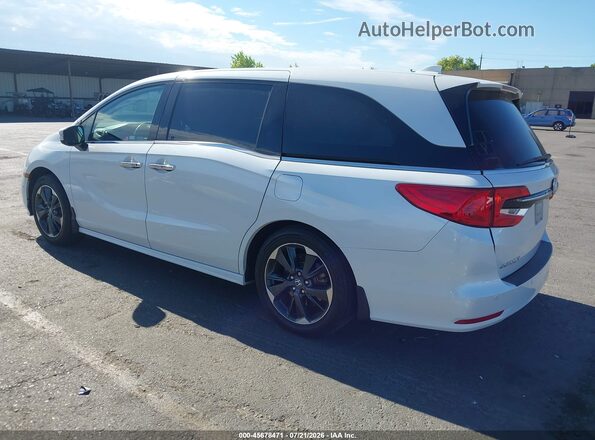 5FNRL6H92NB009554 2022 HONDA ODYSSEY White Trasero izquierdo