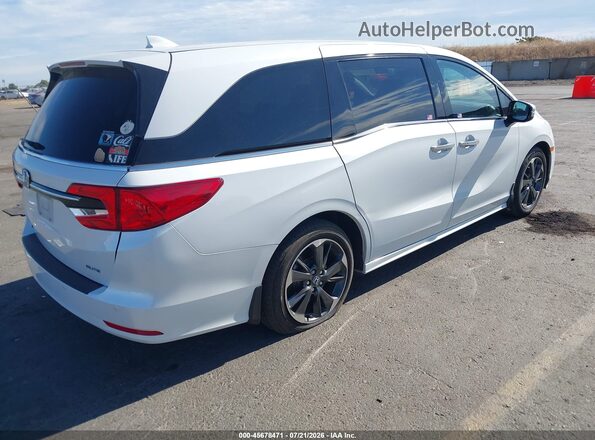 5FNRL6H92NB009554 2022 HONDA ODYSSEY White Trasero derecho
