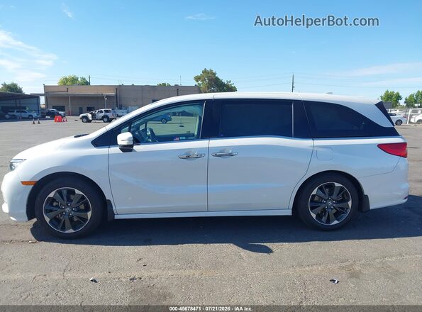 5FNRL6H92NB009554 2022 HONDA ODYSSEY White Vista interior de 360 grados