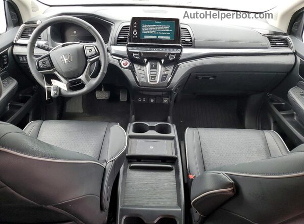 5FNRL6H92SB029055 2025 HONDA ODYSSEY White Vista del salpicadero