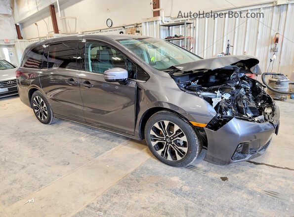5FNRL6H92TB043703 2026 HONDA ODYSSEY Gray Передня права чверть