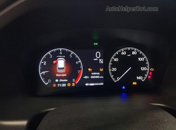 5FNRL6H92TB043703 2026 HONDA ODYSSEY Gray Вид щитка приладів