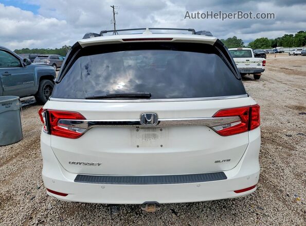 5FNRL6H93JB055582 2018 HONDA ODYSSEY Белый Вид сзади