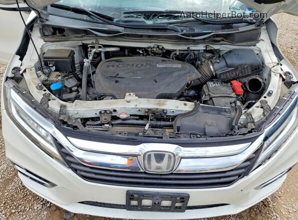 5FNRL6H93JB055582 2018 HONDA ODYSSEY Белый Вид подкапотного пространства