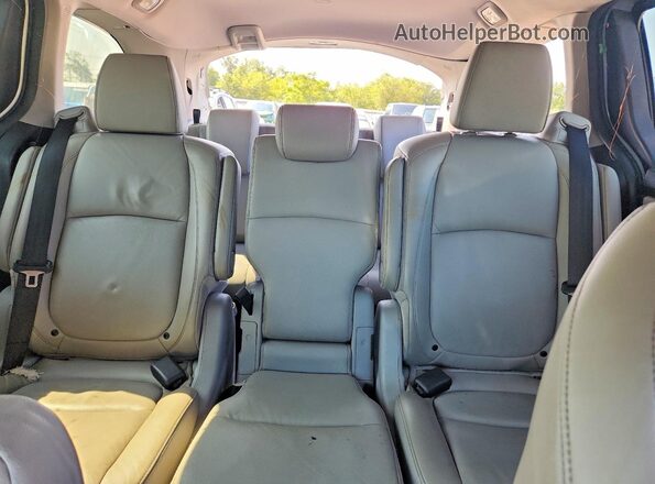 5FNRL6H93SB001460 2025 HONDA ODYSSEY White Widok tylnych siedzeń