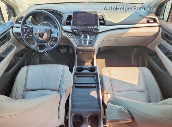 5FNRL6H93SB001460 2025 HONDA ODYSSEY White Widok deski rozdzielczej