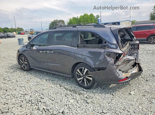 5FNRL6H94JB000252 2018 HONDA ODYSSEY Gray უკანა მარცხენა