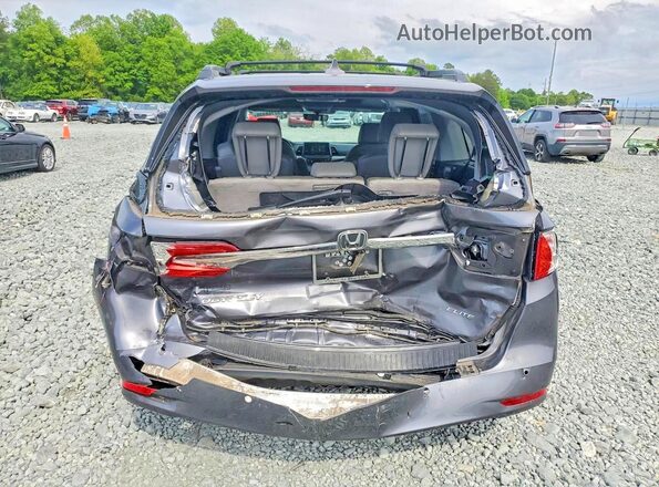 5FNRL6H94JB000252 2018 HONDA ODYSSEY Gray უკანა ხედი