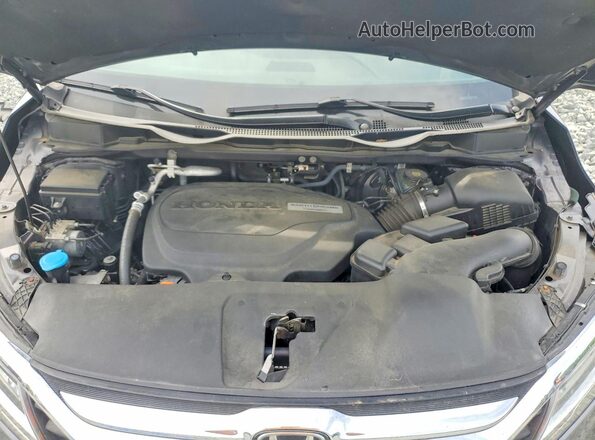 5FNRL6H94JB000252 2018 HONDA ODYSSEY Gray ძრავის განყოფილების ხედი