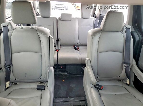 5FNRL6H94JB000252 2018 HONDA ODYSSEY Gray უკანა სავარძლების ხედი