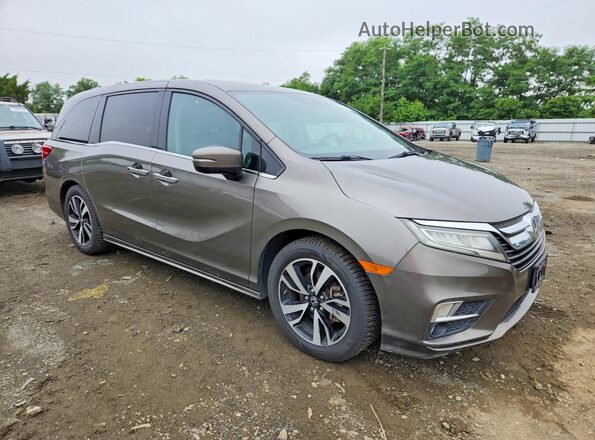 5FNRL6H94JB001398 2018 HONDA ODYSSEY Gray Przód prawy