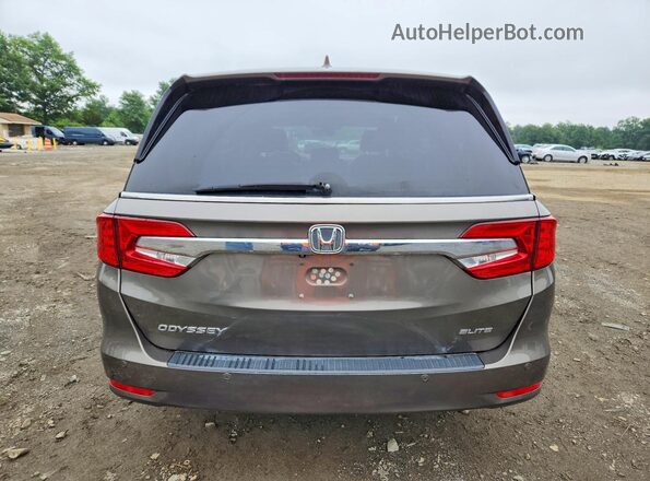 5FNRL6H94JB001398 2018 HONDA ODYSSEY Gray Widok z tyłu