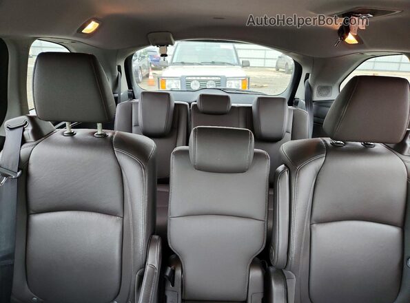 5FNRL6H94JB001398 2018 HONDA ODYSSEY Gray Widok tylnych siedzeń