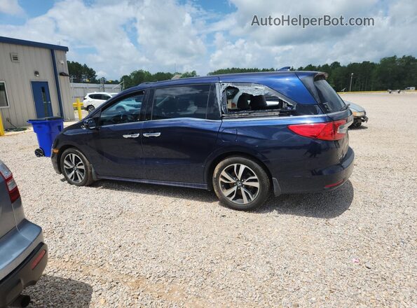 5FNRL6H94JB078353 2018 HONDA ODYSSEY Blue Задня ліва чверть