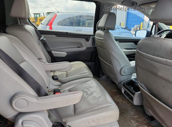 5FNRL6H94JB078353 2018 HONDA ODYSSEY Blue Вид задньої частини салону