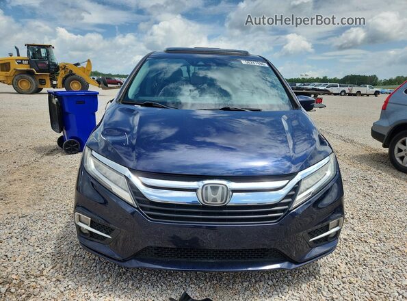 5FNRL6H94JB078353 2018 HONDA ODYSSEY Blue Вид спереду
