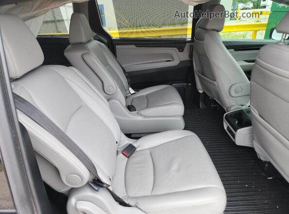 5FNRL6H94LB000559 2020 HONDA ODYSSEY Синий Вид задней части салона