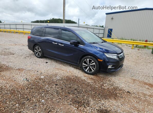 5FNRL6H94LB000559 2020 HONDA ODYSSEY Синий Передняя правая четверть