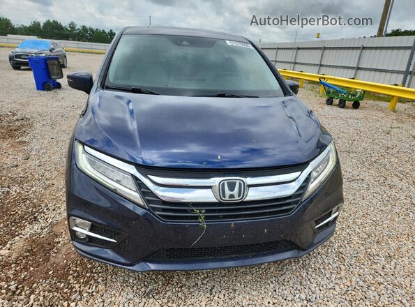 5FNRL6H94LB000559 2020 HONDA ODYSSEY Синий Вид спереди