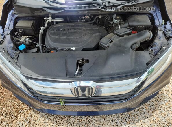 5FNRL6H94LB000559 2020 HONDA ODYSSEY Синий Вид подкапотного пространства