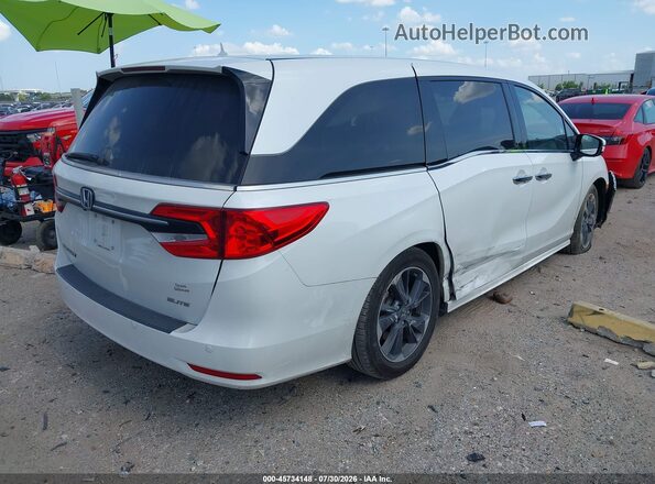 5FNRL6H94NB065138 2022 HONDA ODYSSEY White Tył prawy