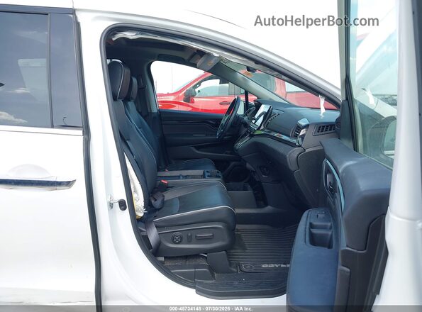 5FNRL6H94NB065138 2022 HONDA ODYSSEY White Widok wnętrza z przodu