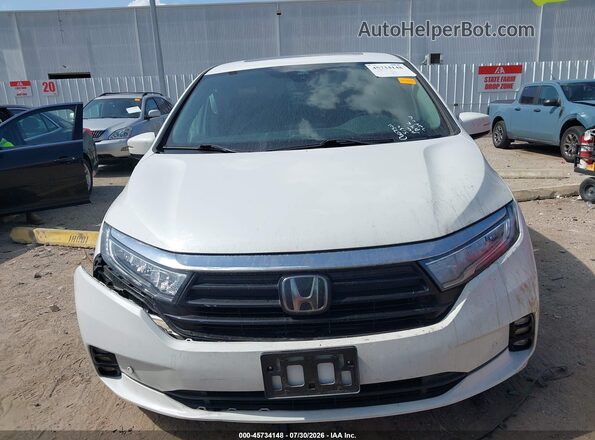 5FNRL6H94NB065138 2022 HONDA ODYSSEY White Widok zestawu wskaźników