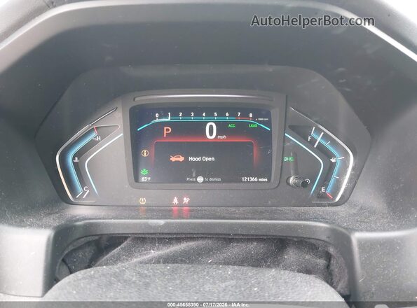 5FNRL6H95KB045458 2019 HONDA ODYSSEY White Հետևի նստատեղերի տեսք
