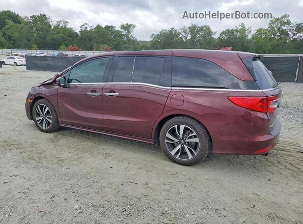 5FNRL6H95KB085801 2019 HONDA ODYSSEY Burgundy Հետևի ձախ