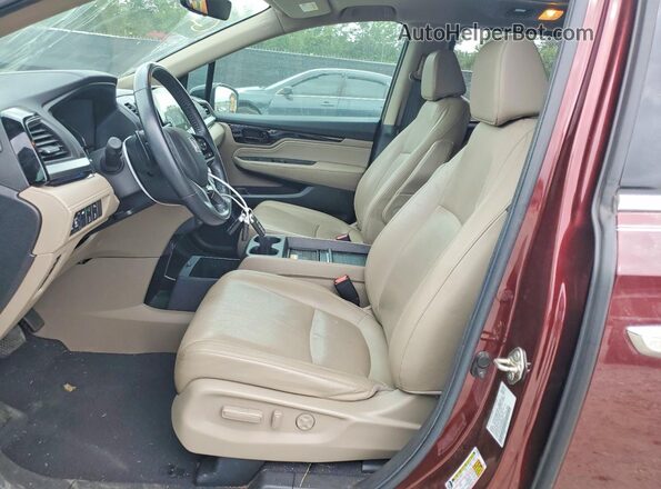 5FNRL6H95KB085801 2019 HONDA ODYSSEY Burgundy Սալոնի դիմացի տեսք
