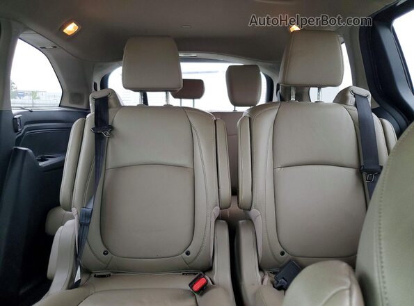 5FNRL6H95KB085801 2019 HONDA ODYSSEY Burgundy Հետևի նստատեղերի տեսք