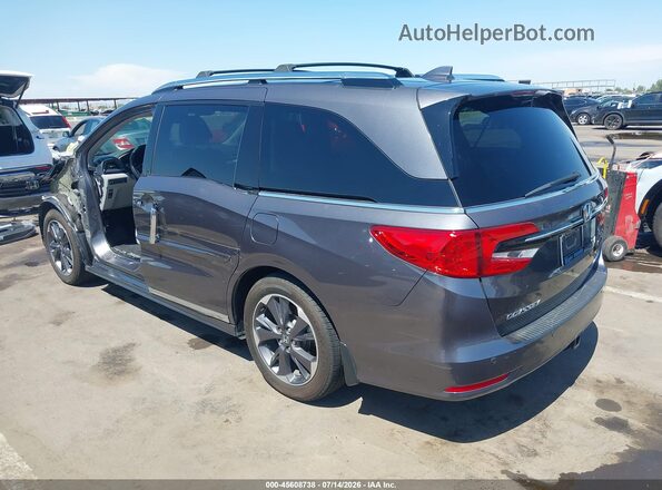 5FNRL6H95NB054553 2022 HONDA ODYSSEY Gray Задня ліва чверть