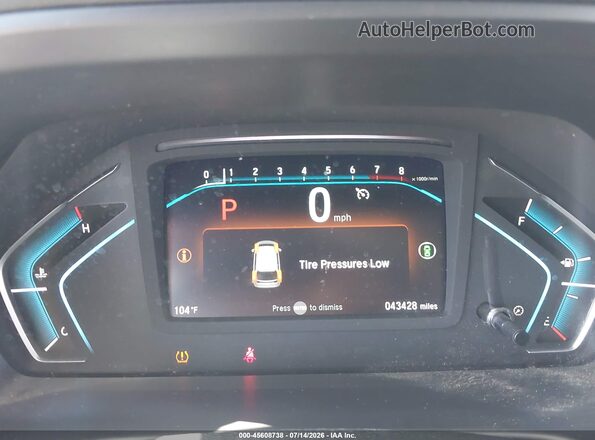 5FNRL6H95NB054553 2022 HONDA ODYSSEY Gray Вид задніх сидінь