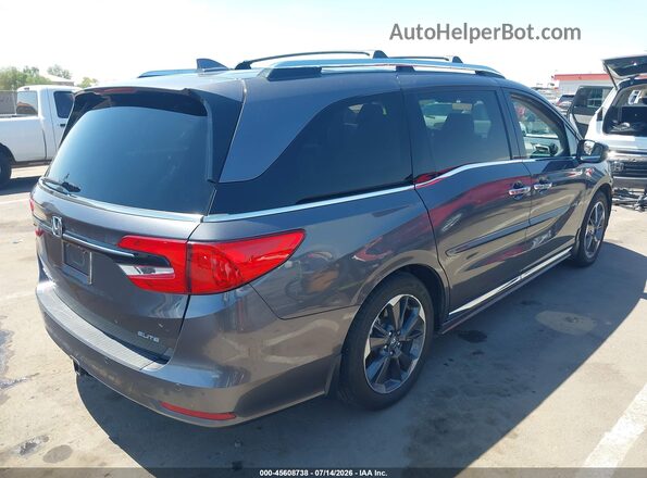 5FNRL6H95NB054553 2022 HONDA ODYSSEY Gray Задня права чверть