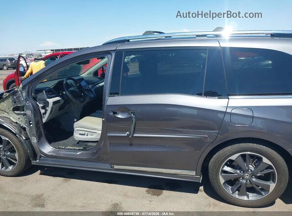 5FNRL6H95NB054553 2022 HONDA ODYSSEY Gray 