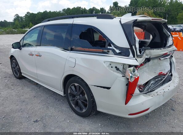 5FNRL6H95NB067318 2022 HONDA ODYSSEY White Trasero izquierdo