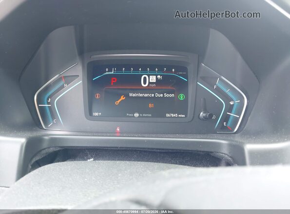 5FNRL6H95NB067318 2022 HONDA ODYSSEY White Vista de los asientos traseros