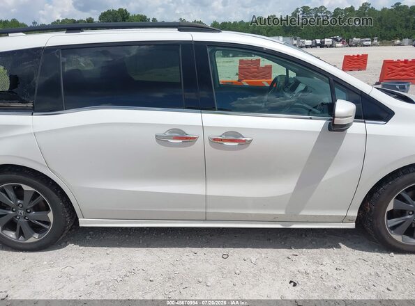 5FNRL6H95NB067318 2022 HONDA ODYSSEY White Vista interior trasera