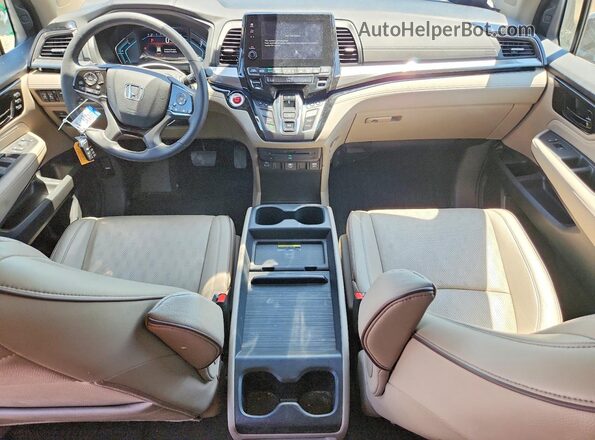 5FNRL6H95PB004562 2023 HONDA ODYSSEY White წინა პანელის ხედი