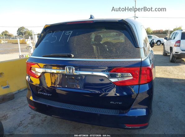 5FNRL6H96JB002519 2018 HONDA ODYSSEY Dark Blue 