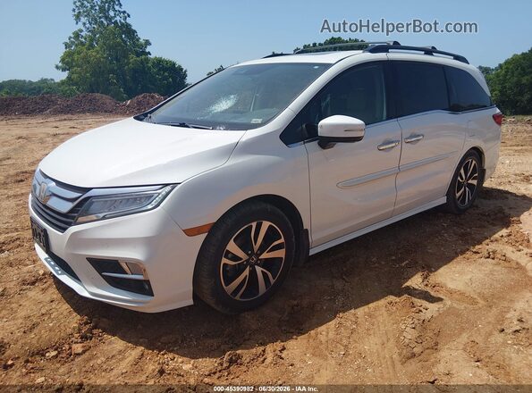 5FNRL6H96JB014234 2018 HONDA ODYSSEY White წინა მარცხენა ხედი სამი მეოთხედიდან