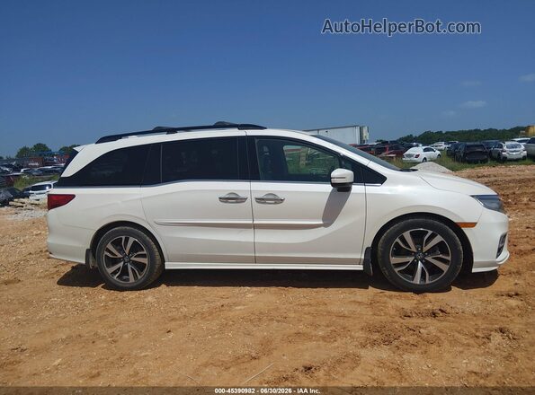 5FNRL6H96JB014234 2018 HONDA ODYSSEY White უკანა სალონის ხედი