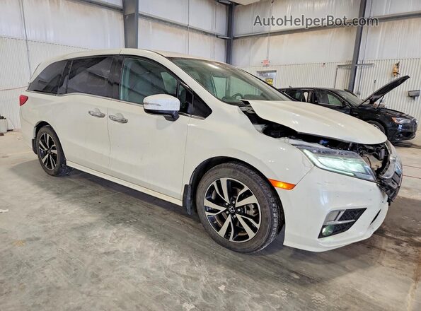 5FNRL6H96JB050053 2018 HONDA ODYSSEY White წინა მარჯვენა