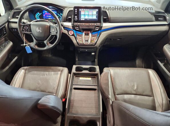5FNRL6H96JB050053 2018 HONDA ODYSSEY White წინა პანელის ხედი