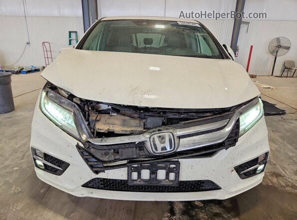5FNRL6H96JB050053 2018 HONDA ODYSSEY White წინა ხედი